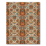 Multi-Color Geometric Backpack Area Rug