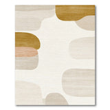 Organic Abstract Beige Neutral Area Rug