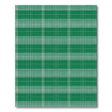 Geometric Modern Vibrant Green Plaid Check Area Rug