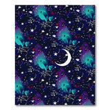 Whimsical Cosmic Foxes Stars Area Rug