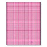 Pink Gingham Checkered Pink Area Rug