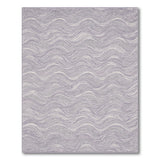 Purple Wavy Abstract No. 2 Area Rug