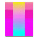 Vivid Rainbow Halftone Gradient Area Rug