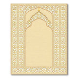 Opulent Gold Arched Persian Area Rug
