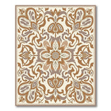Traditional Persian Ornate Beige Persian Floral Area Rug