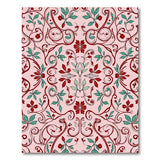 Vintage Pink Floral Vintage Area Rug