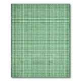 Green Plaid Gingham Area Rug