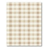 Beige and Neutral Classic Beige Plaid Check Area Rug