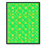 Sunny Yellow Daisies on Lush Green Area Rug