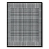 Black and White Modern Black White Grid Pattern Area Rug