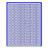 Intricate Blue Geometric Maze Area Rug