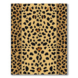 Boho Chic Leopard Print Beige Area Rug