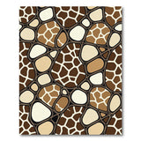 Abstract Giraffe Print Area Rug