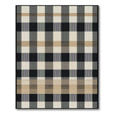 Grey Beige Buffalo Plaid Area Rug