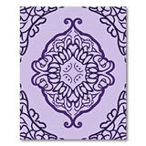 Purple Persian Mandala Area Rug