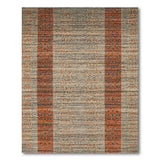 Grey Distressed Vintage Striped Area Rug