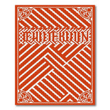Xufferonin Bold Red Geometric Tribal Rug