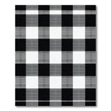 Rustic Farmhouse Classic Black White Buffalo Check Area Rug