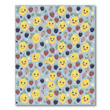 Smiling Lemon Fruit Pattern Area Rug