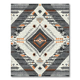 Southwestern Tribal Geometric Area Rug