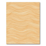 Orange Wavy Wave Area Rug