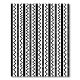 Black White Zigzag Chevron Geometric Rug