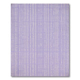 Purple Geometric Grid Woven Rug