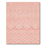 Pink Southwestern Geometric Southwestern Area Rug