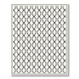 Black White Geometric Trellis Area Rug