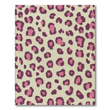 Pink Leopard Spot Tufted Area Rug