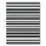 Geometric Modern Black and White Modern Black White Striped Area Rug