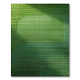 Lush Green Abstract Textured Area Rug