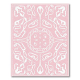 Elegant Pink Floral Vintage Pink Area Rug