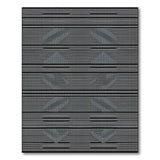 Geometric Modern Black and White Modern Black White Geometric Striped Area Rug