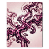 Ethereal Purple Swirl Abstract Area Rug