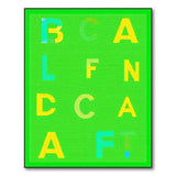 Vibrant Multi-Color Alphabet Letters Kids Rug