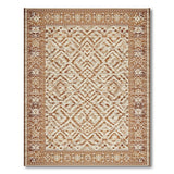 Brown Tan Heritage Tribal Geometric Heritage Tribal Rug