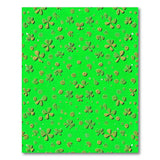 Kids Cartoon Emerald Shamrock Scatter Area Rug