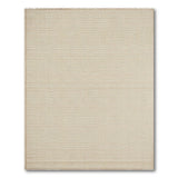 Beige Textured Fringe Woven Area Rug