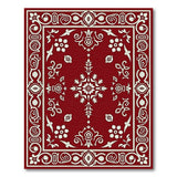 Traditional Persian Ornate Red Persian Area Rug