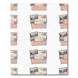 Vintage Postcard Washable Area Rug