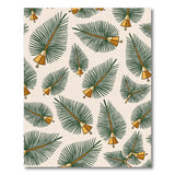 Palm Frond Bells Pattern Area Rug