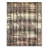 Abstract White Dot Silhouette Area Rug