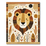 Heritage Tribal Lion Face Area Rug
