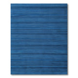Textured Blue Striped Woven Area Rug