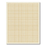 Minimalist Beige Grid Area Rug