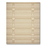 Beige Geometric Ladder Stripe Area Rug
