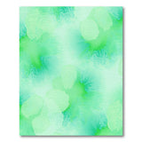 Abstract Green Watercolor Area Rug
