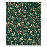 Emerald Holly Leaf Berry Area Rug