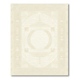 Cream Geometric Abstract Area Rug